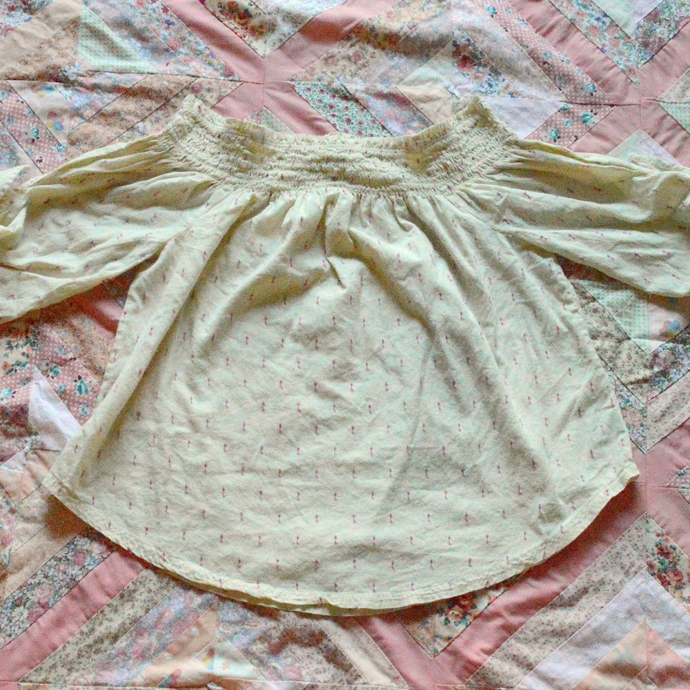 Strapless Ruched Top